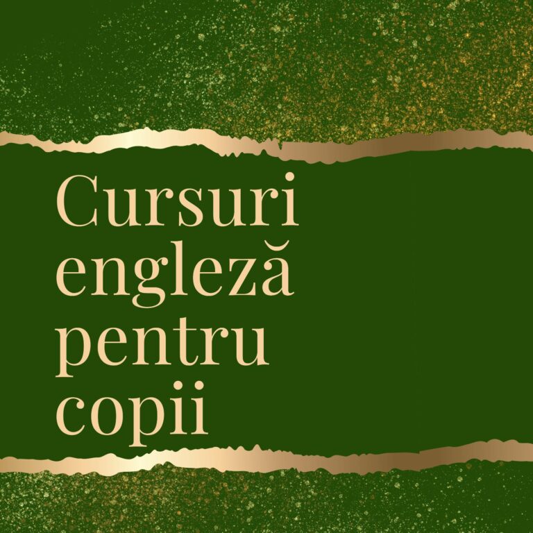 Cursuri engleza copii Iasi