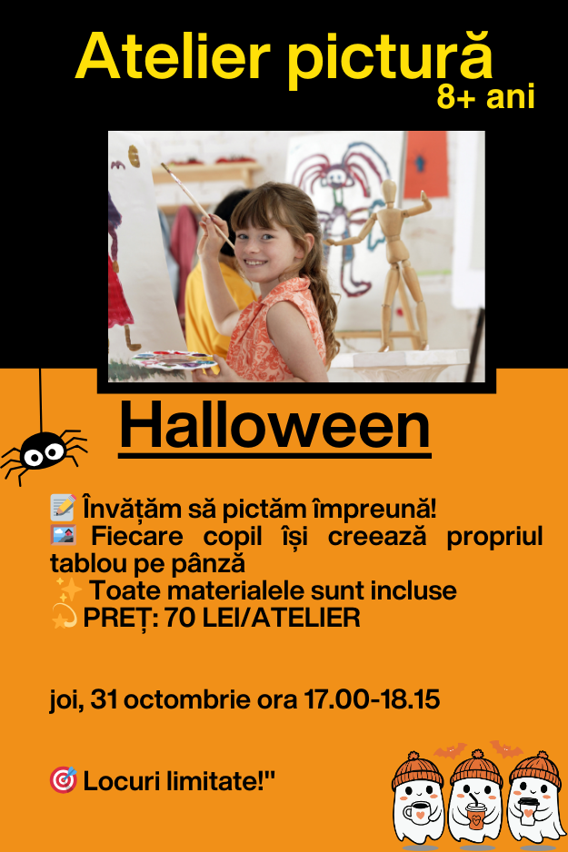 ATelier pictura copii halloween iasi cug